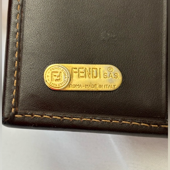 Fendi Zucca Monogram FF Jacquard Compact Wallet, VGVC. - Picture 5 of 12